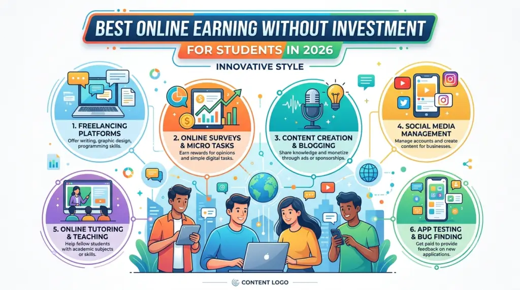 Best Online Earning Without Investment For Students in 2026