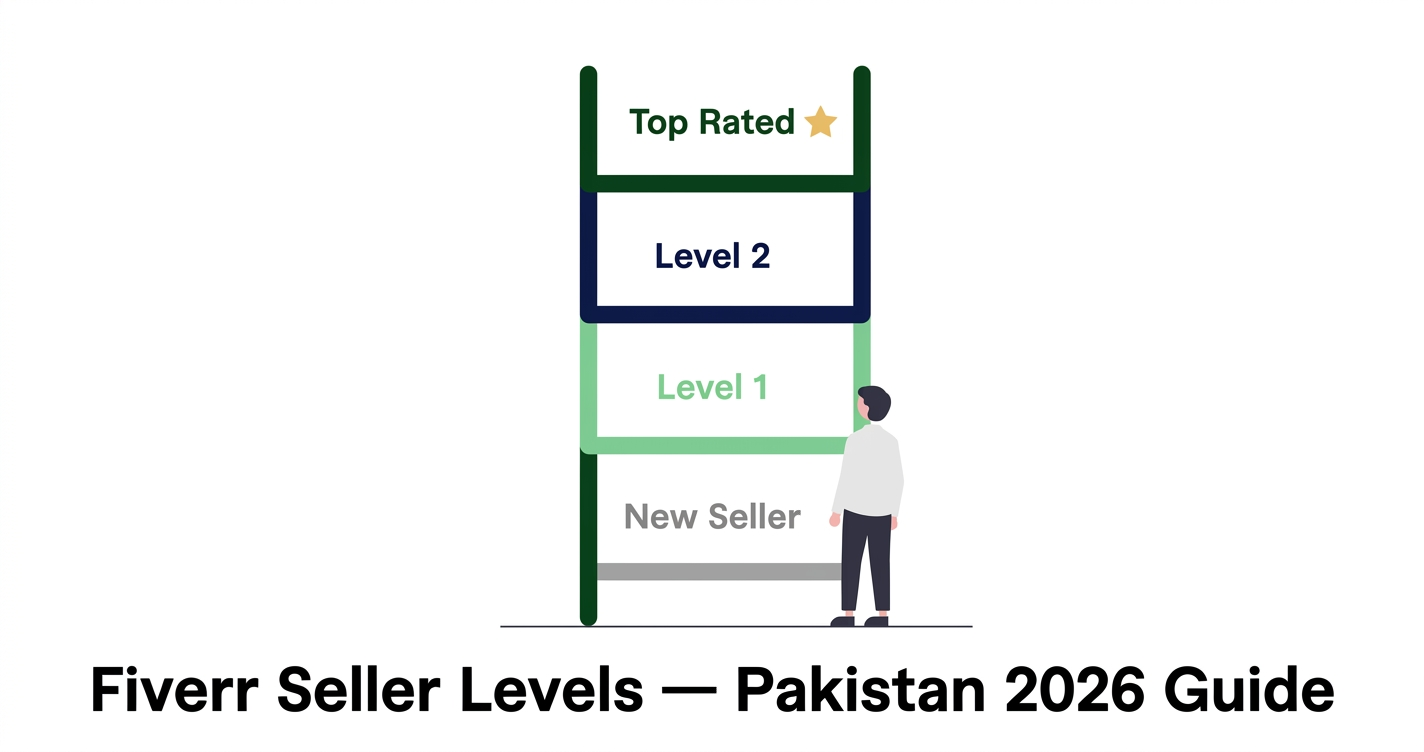 Fiverr Seller Levels Explained — How to Go From New Seller to Top Rated in Pakistan (2026)