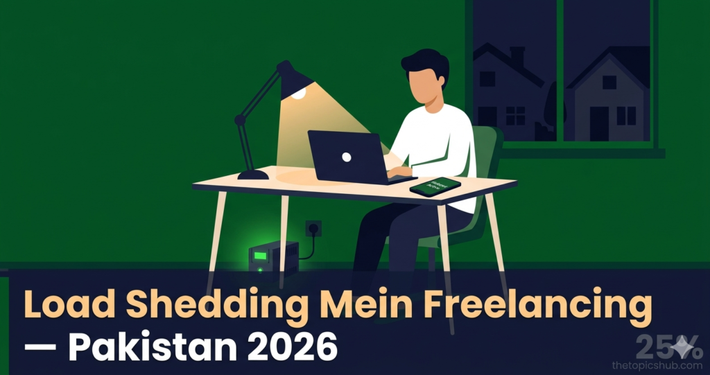 Load shedding mein freelancing kaise karein Pakistan 2026 — complete survival guide
