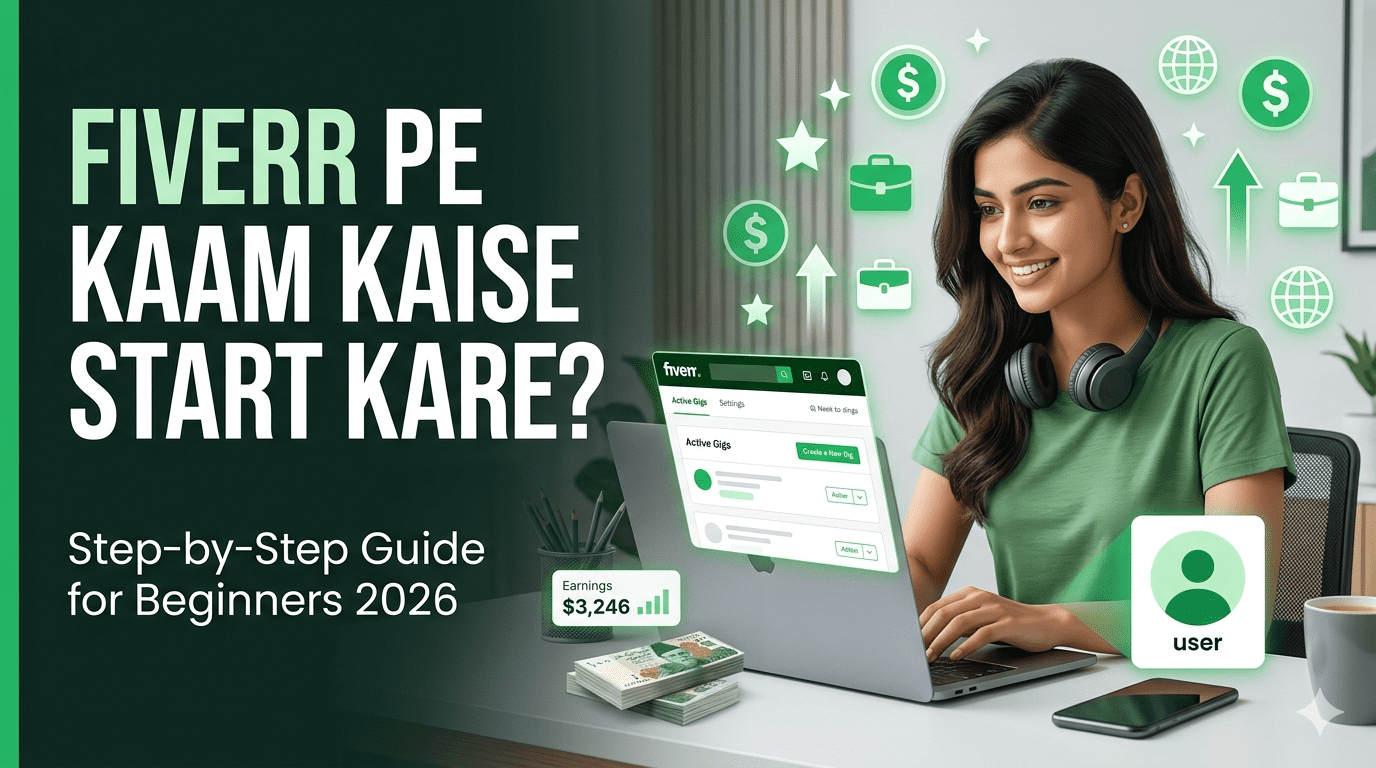 Fiverr Pe Kaam Kaise Start Kare? Step-by-Step Guide for Beginners (2026)