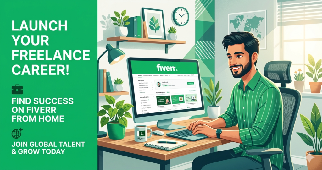 Fiverr account kaise banayein Pakistan 2026 — step by step complete guide