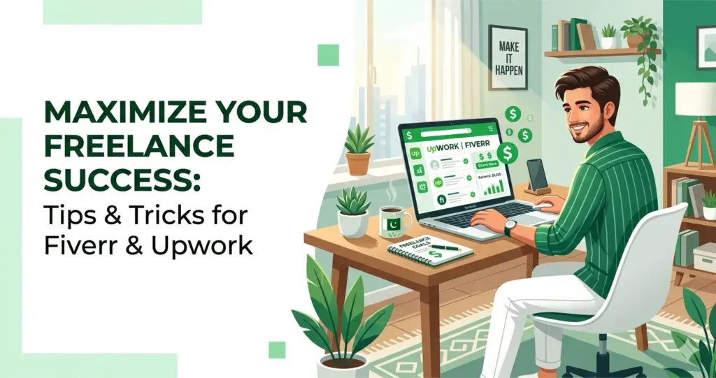 Pakistan mein dollar kamane ka tarika — Fiverr aur Upwork se online earning