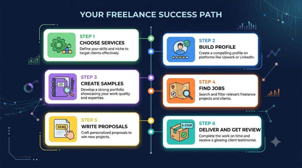how to start virtual assistant work upwork step by step 2026